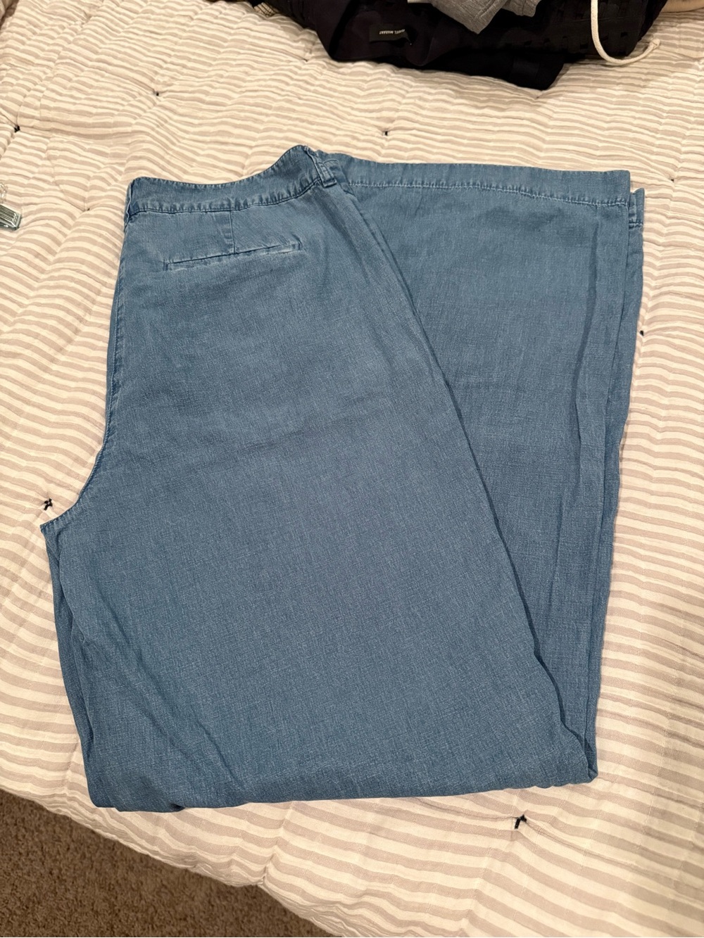 J. Crew Carolina flare Chambray pant - Picture 3 of 4
